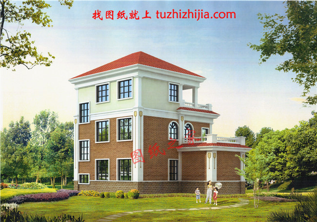 新農(nóng)村三層樓房設(shè)計(jì)圖,造價(jià)17萬(wàn)圖片含設(shè)計(jì)，簡(jiǎn)單好看還省錢(qián)！