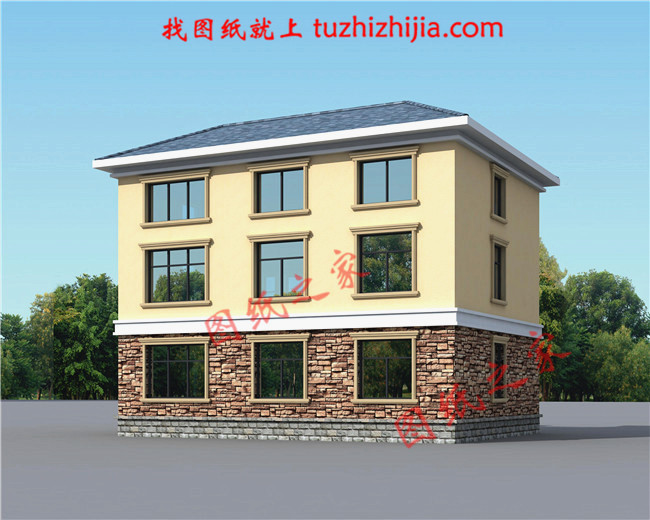 新農(nóng)村三層樓房設(shè)計(jì)圖,造價(jià)17萬(wàn)圖片含設(shè)計(jì)，簡(jiǎn)單好看還省錢(qián)！