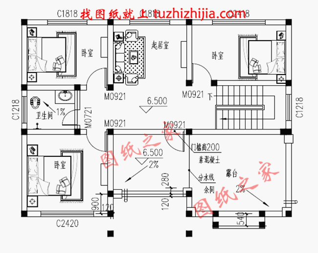 新農(nóng)村三層樓房設(shè)計(jì)圖,造價(jià)17萬(wàn)圖片含設(shè)計(jì)，簡(jiǎn)單好看還省錢(qián)！