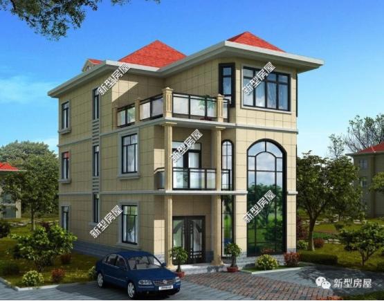 客廳挑空的小別墅到底有多漂亮？單看外觀我就給99個(gè)贊