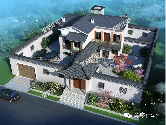 10款富貴大氣的中式合院別墅設(shè)計(jì)，每一棟都可以傳承百年