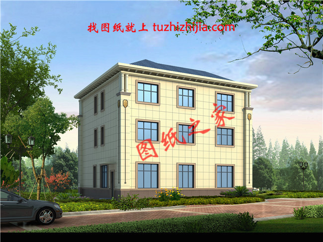 經(jīng)濟(jì)型農(nóng)村二層半別墅房屋設(shè)計(jì)圖，只要30萬(wàn)就能建成！