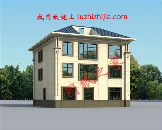 經(jīng)濟(jì)型農(nóng)村二層半別墅房屋設(shè)計(jì)圖，只要30萬(wàn)就能建成！