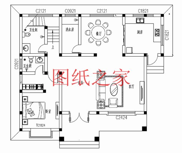 10X12、12X10米兩種尺寸的120平農(nóng)村三層別墅，造價(jià)只要30多萬(wàn)！