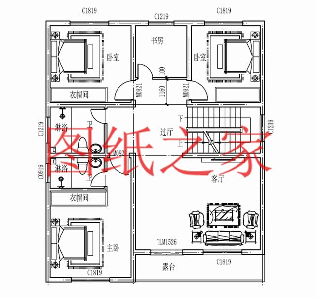 10X12、12X10米兩種尺寸的120平農(nóng)村三層別墅，造價(jià)只要30多萬(wàn)！