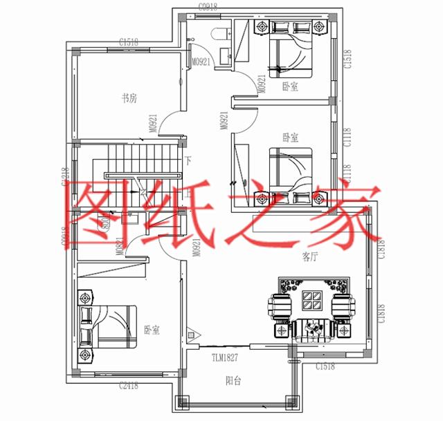 10X12、12X10米兩種尺寸的120平農(nóng)村三層別墅，造價(jià)只要30多萬(wàn)！