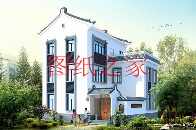 10X12、12X10米兩種尺寸的120平農(nóng)村三層別墅，造價(jià)只要30多萬(wàn)！