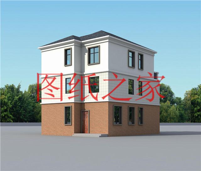 10X12、12X10米兩種尺寸的120平農(nóng)村三層別墅，造價(jià)只要30多萬(wàn)！