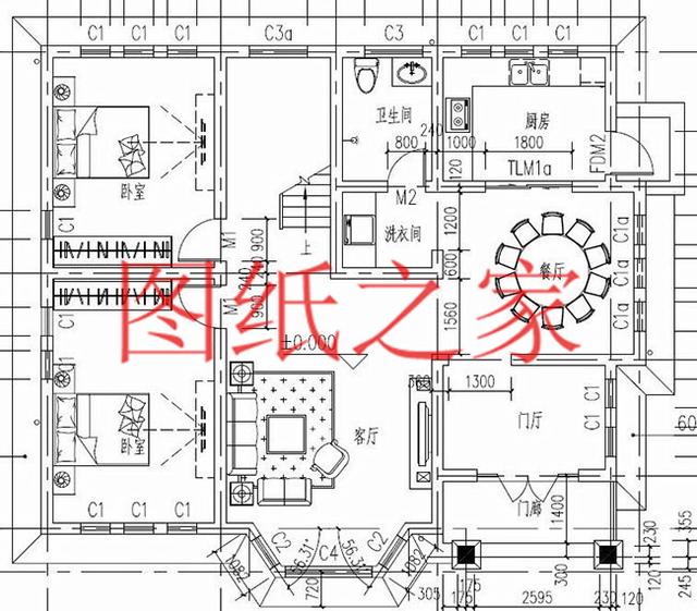 130平12X11米三層別墅，主體造價(jià)才40萬(wàn)，這下里子面子全有了！