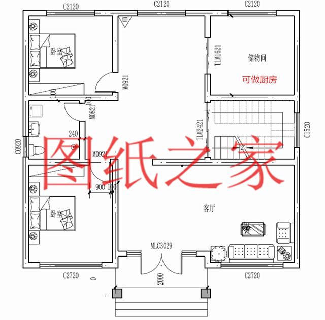 130平12X11米三層別墅，主體造價(jià)才40萬(wàn)，這下里子面子全有了！