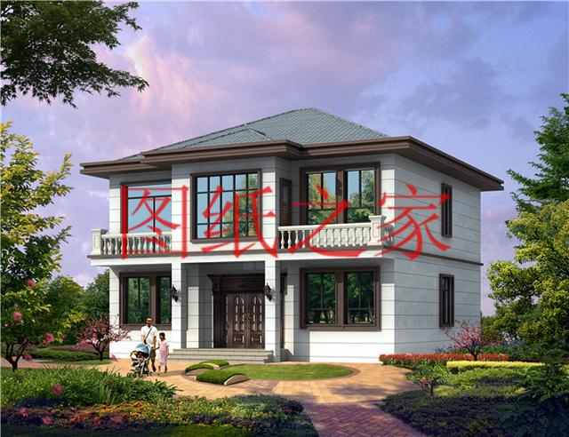 130平12X11米三層別墅，主體造價(jià)才40萬(wàn)，這下里子面子全有了！