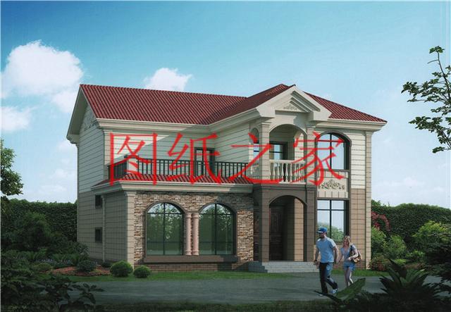 130平12X11米三層別墅，主體造價(jià)才40萬(wàn)，這下里子面子全有了！