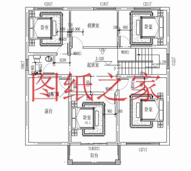 130平12X11米三層別墅，主體造價(jià)才40萬(wàn)，這下里子面子全有了！
