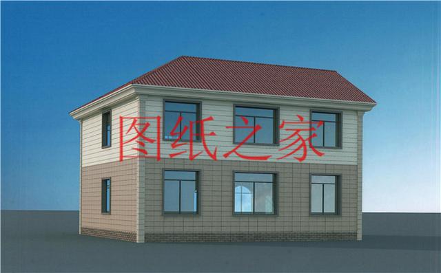 130平12X11米三層別墅，主體造價(jià)才40萬(wàn)，這下里子面子全有了！