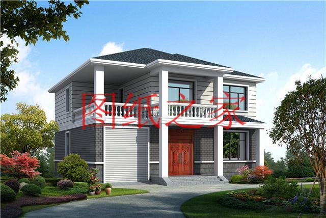 130平12X11米三層別墅，主體造價(jià)才40萬(wàn)，這下里子面子全有了！