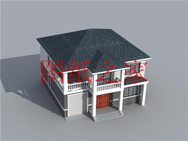 130平12X11米三層別墅，主體造價(jià)才40萬(wàn)，這下里子面子全有了！