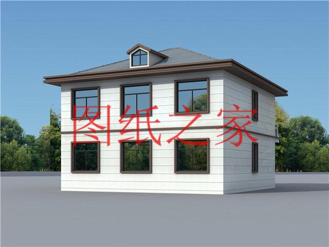 130平12X11米三層別墅，主體造價(jià)才40萬(wàn)，這下里子面子全有了！