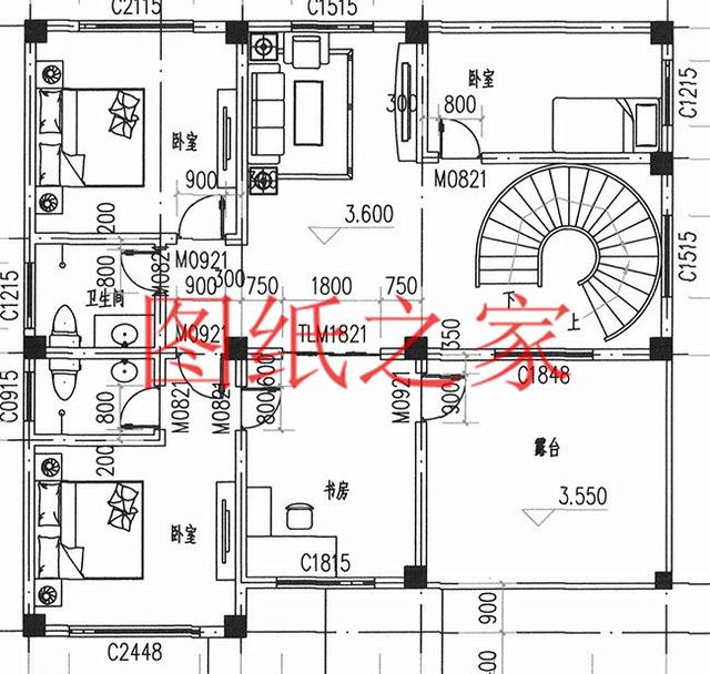 11X11米經(jīng)典大氣農(nóng)村三層別墅，方正戶型大家都喜歡！