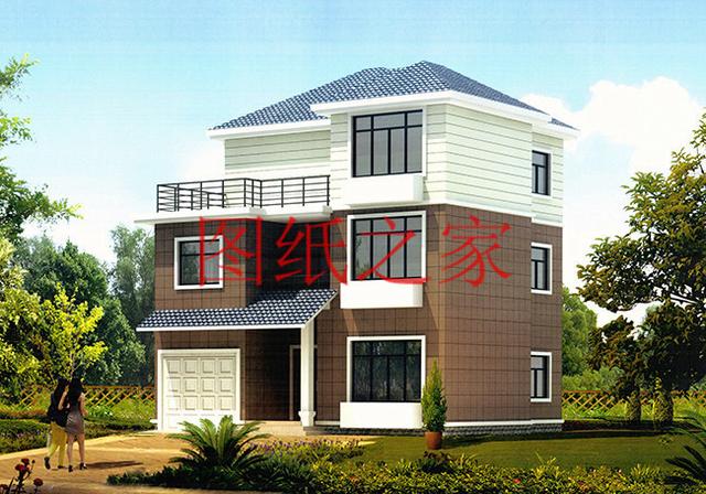 11X11米經(jīng)典大氣農(nóng)村三層別墅，方正戶型大家都喜歡！