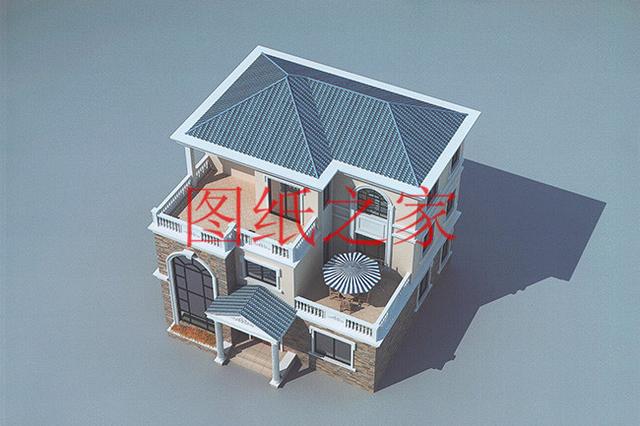 11X11米經(jīng)典大氣農(nóng)村三層別墅，方正戶型大家都喜歡！