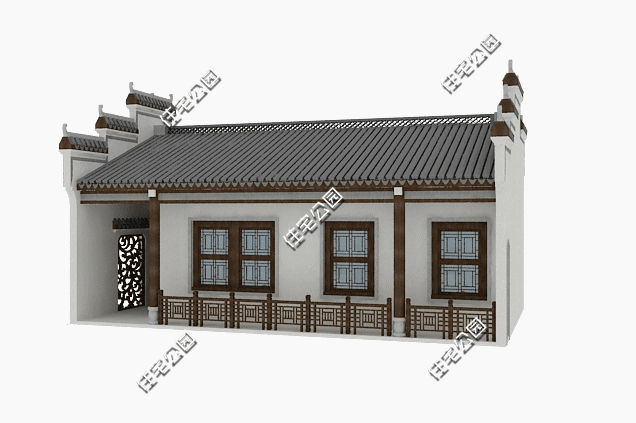 農(nóng)村建房還是中式最好看，派平層自建住宅也能秒殺洋別墅！