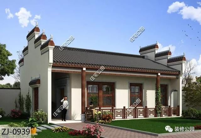 農(nóng)村建房還是中式最好看，派平層自建住宅也能秒殺洋別墅！
