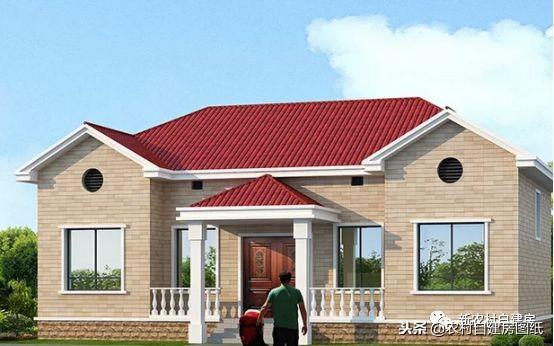 進(jìn)深只有9米怎么設(shè)計(jì)農(nóng)村自建房？這5款農(nóng)村別墅，一層二層三層都有