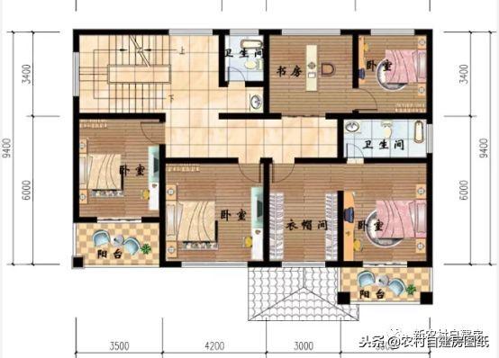 進(jìn)深只有9米怎么設(shè)計(jì)農(nóng)村自建房？這5款農(nóng)村別墅，一層二層三層都有