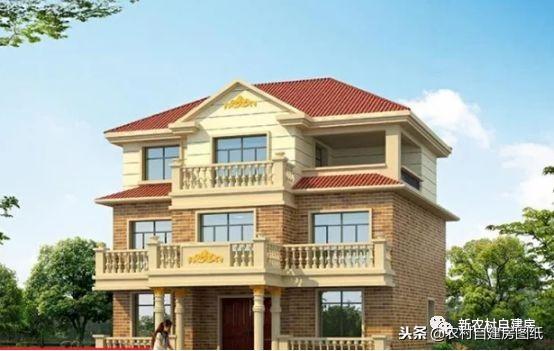 進(jìn)深只有9米怎么設(shè)計(jì)農(nóng)村自建房？這5款農(nóng)村別墅，一層二層三層都有