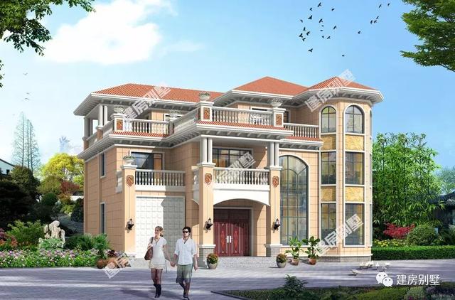 復(fù)式農(nóng)村自建住宅設(shè)計(jì)，面寬16米多，有錢沒錢都想建一套