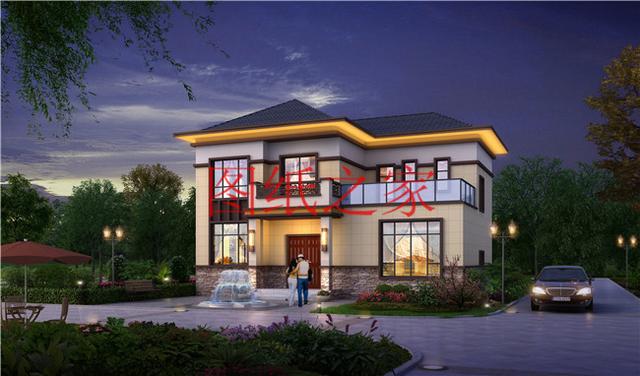 13x10米三層實(shí)用戶型，1帶車庫，1、3都有露臺(tái)，造價(jià)只要30萬！