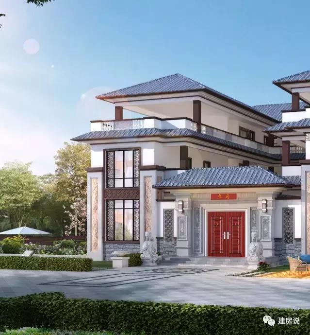 蓋了這棟中式別墅，全村都羨慕我，鄰居天天來參觀