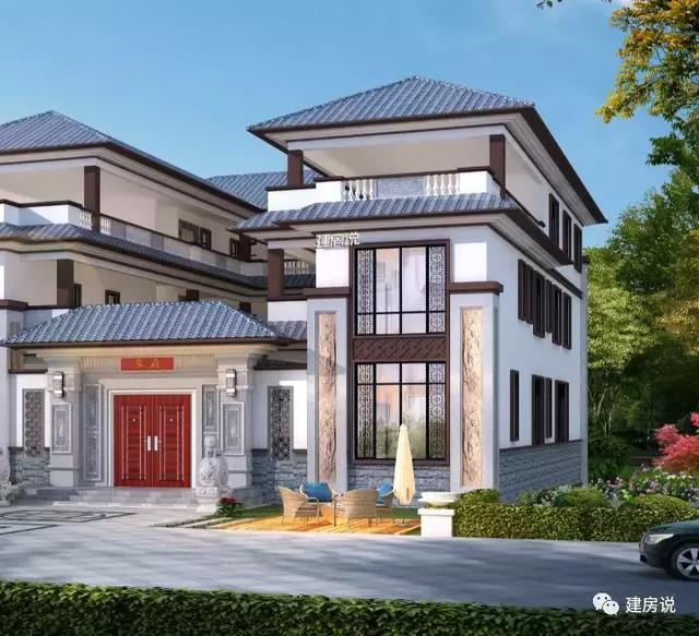 蓋了這棟中式別墅，全村都羨慕我，鄰居天天來參觀