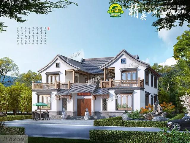 最漂亮的農(nóng)村自建別墅，傳統(tǒng)四合院，真是美極了