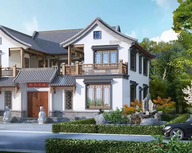 最漂亮的農(nóng)村自建別墅，傳統(tǒng)四合院，真是美極了