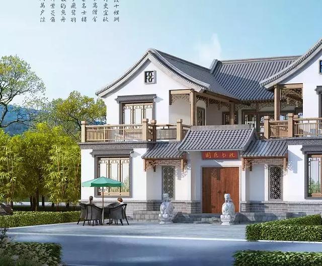 最漂亮的農(nóng)村自建別墅，傳統(tǒng)四合院，真是美極了