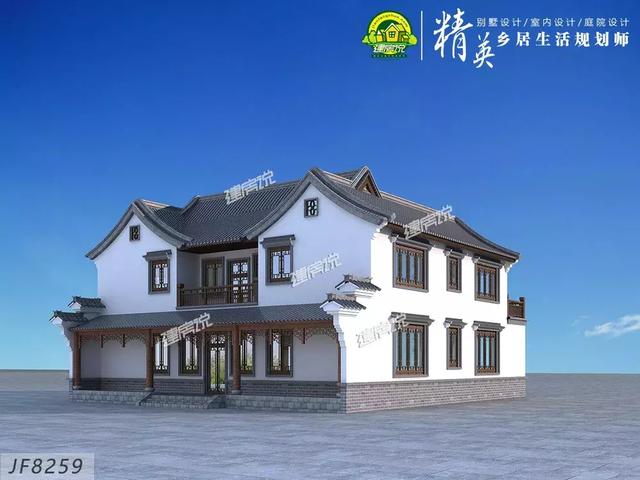 最漂亮的農(nóng)村自建別墅，傳統(tǒng)四合院，真是美極了