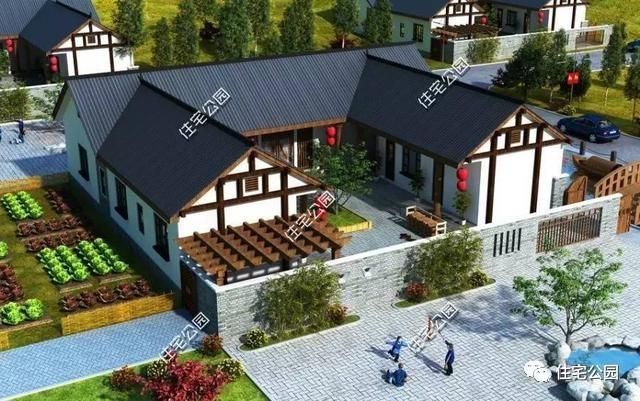 回老家自建房，來?xiàng)澲惺胶显涸趺礃樱窟@幾套3合院4合院隨你挑