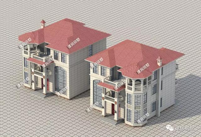 13X14.15米聯(lián)排別墅，豪華住宅還帶地下室，奢華又有品位