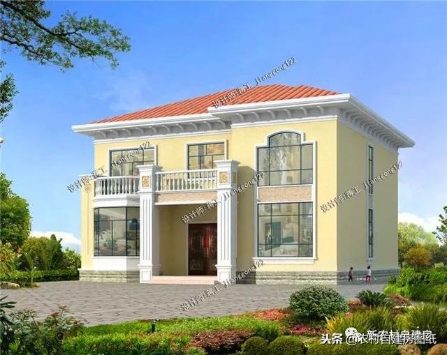 家里人多先別慌，這5款多臥室二層別墅設計圖，親戚再多也不怕