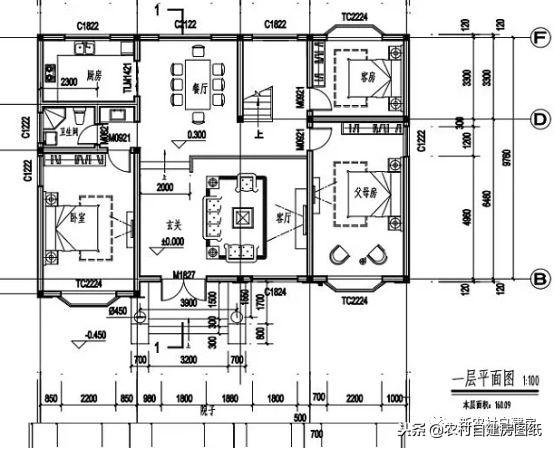 家里人多先別慌，這5款多臥室二層別墅設計圖，親戚再多也不怕