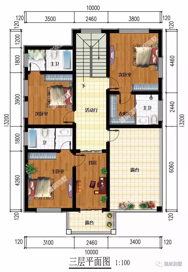 寬11米的農村自建別墅設計，通透又大氣，住著舒服、生活方便