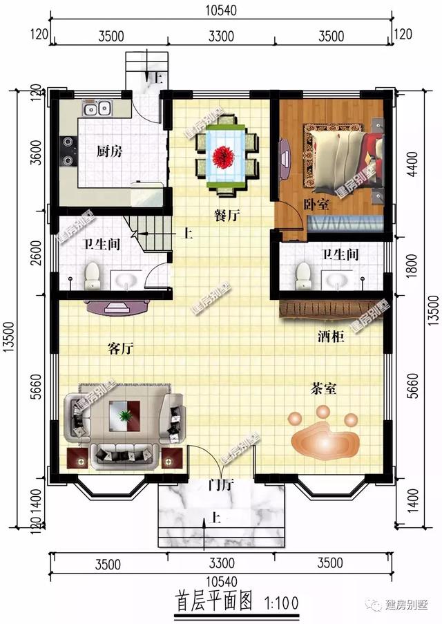寬11米的農村自建別墅設計，通透又大氣，住著舒服、生活方便