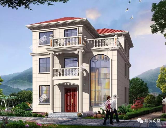 寬11米的農村自建別墅設計，通透又大氣，住著舒服、生活方便