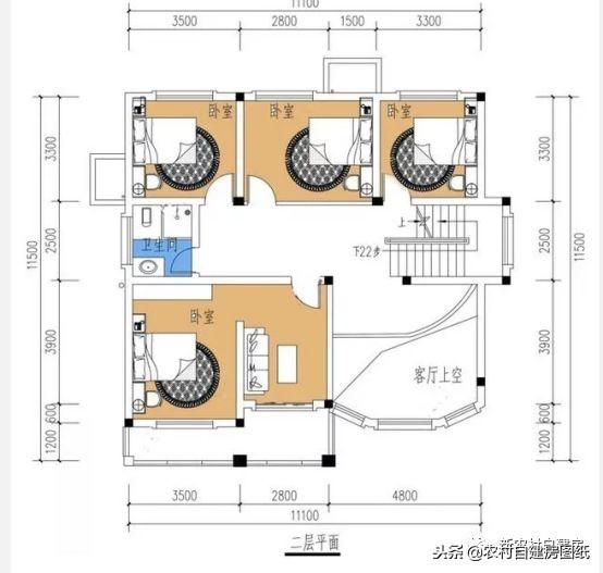120平宅基也能建三層小洋樓，氣勢不遜色大別墅，大家看了都羨慕