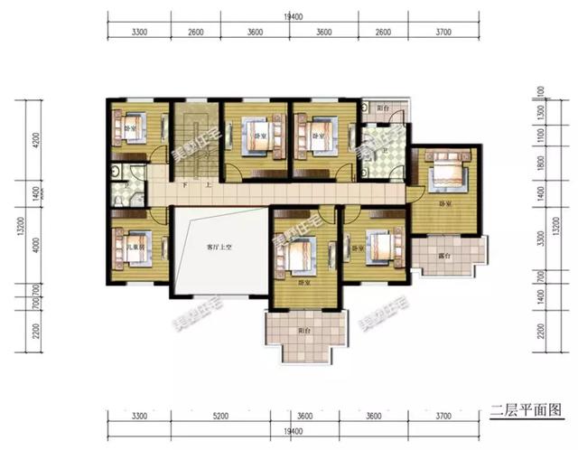 6套帶挑空客廳的簡(jiǎn)歐風(fēng)農(nóng)村別墅設(shè)計(jì)，建好就是村里地標(biāo)
