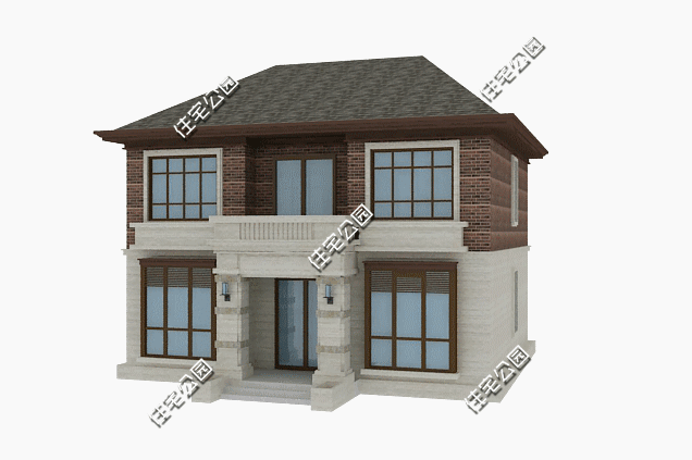 更時尚的農(nóng)村建房復古風，沉穩(wěn)優(yōu)雅二層別墅四世同堂都能住下！