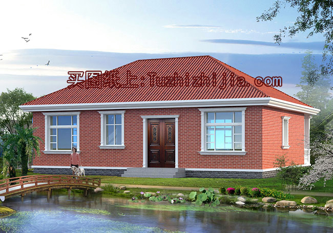 8套農(nóng)村漂亮三間平房圖片，非常適合在農(nóng)村修建！