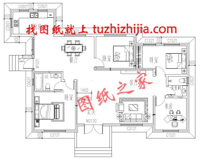 8套農(nóng)村漂亮三間平房圖片，非常適合在農(nóng)村修建！