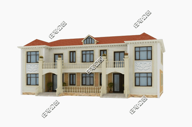 農(nóng)村兄弟建雙拼別墅，輪流孝敬父母，一家和和美美的！